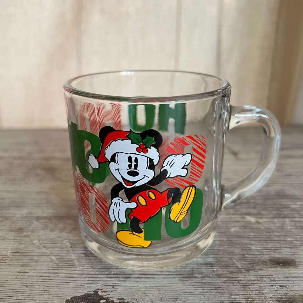 Vintage Anchor Hocking Disney USA made Mickey Mouse Mug